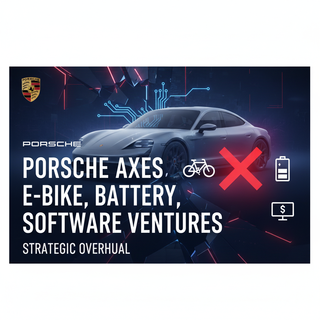 Porsche Axes E-Bike, Battery, and Software Ventures in Strategic Overhaul