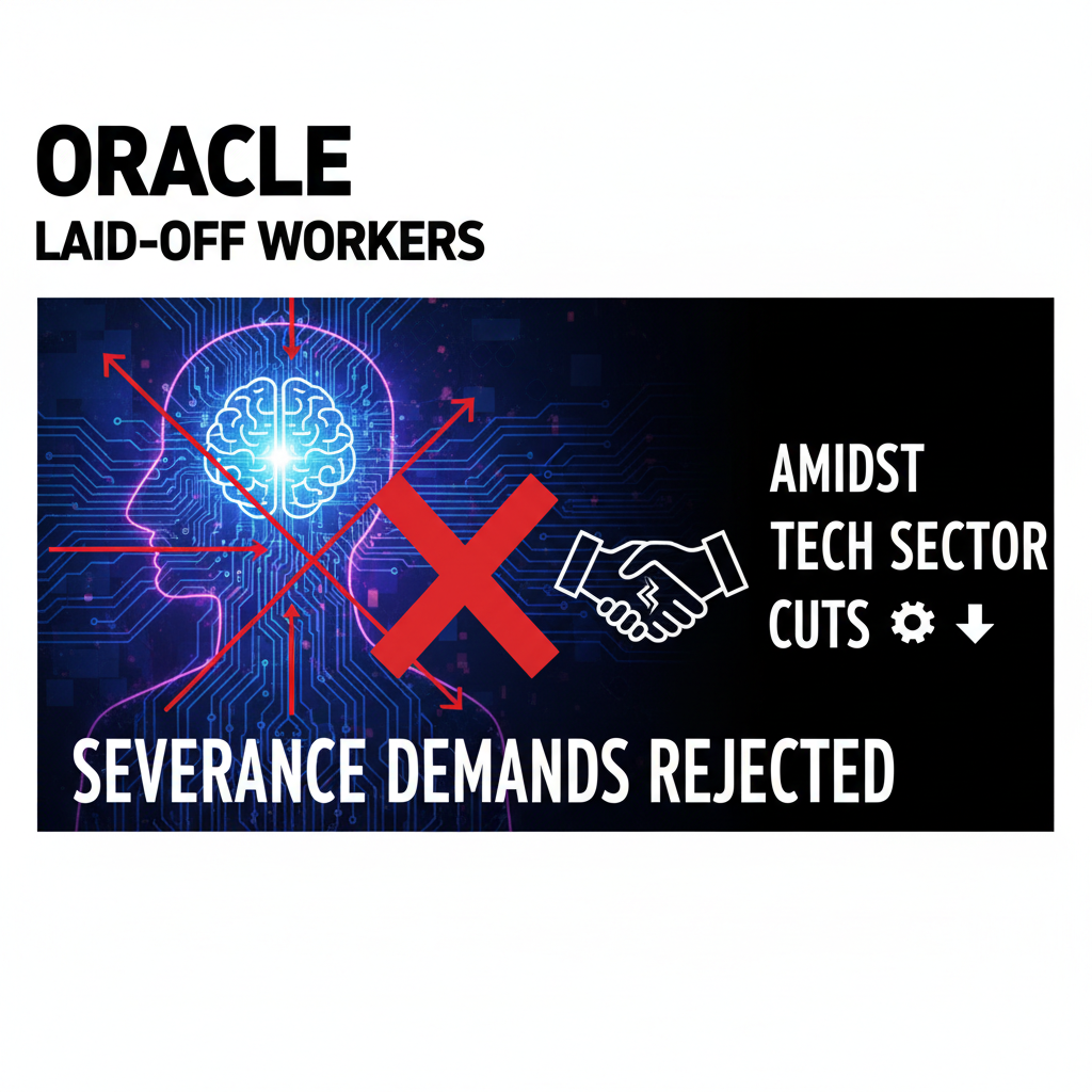 Oracle Rejects Laid-Off Workers' Severance Demands Amidst Tech Sector Cuts