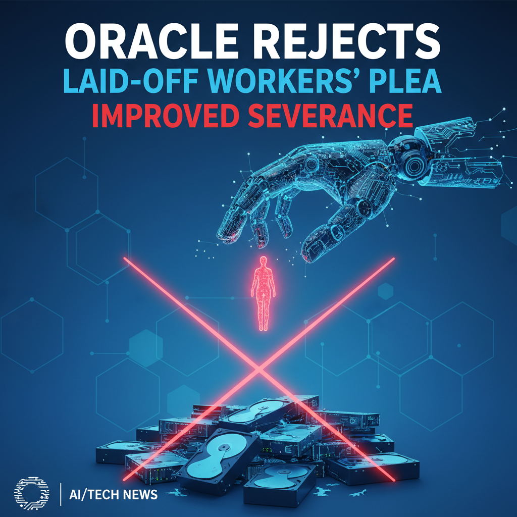 Oracle Rejects Laid-Off Workers' Plea for Improved Severance Packages