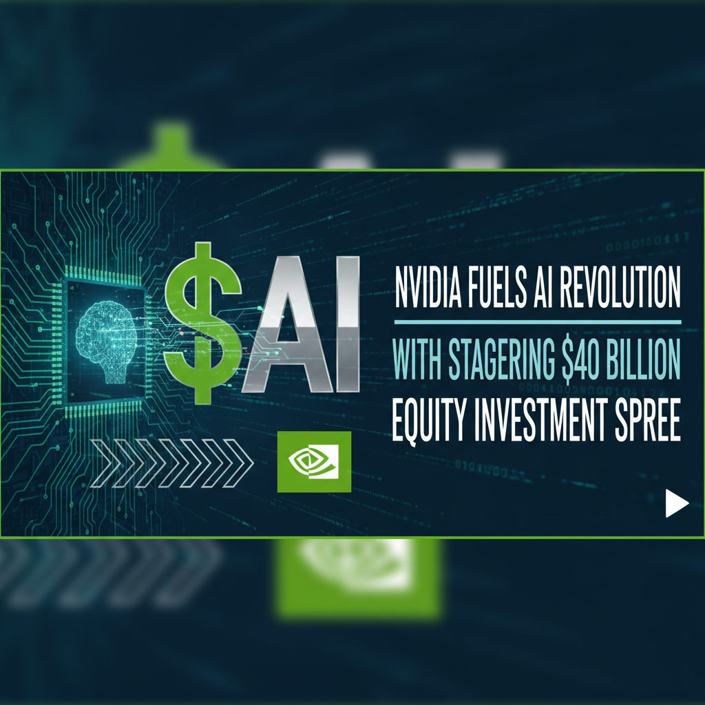 Nvidia Fuels AI Revolution with Staggering $40 Billion Equity Investment Spree
