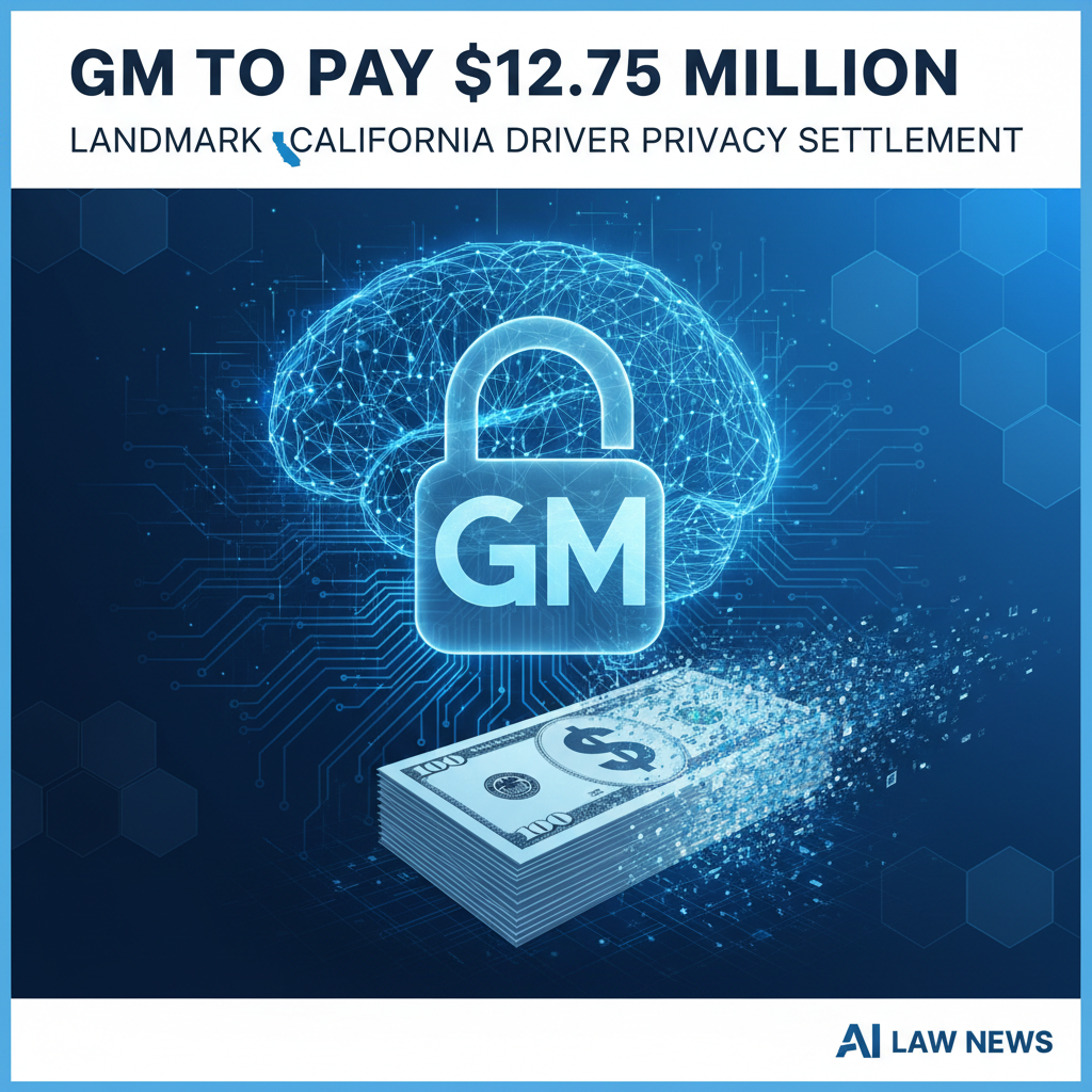 GM to Pay $12.75 Million in Landmark California Driver Privacy Settlement