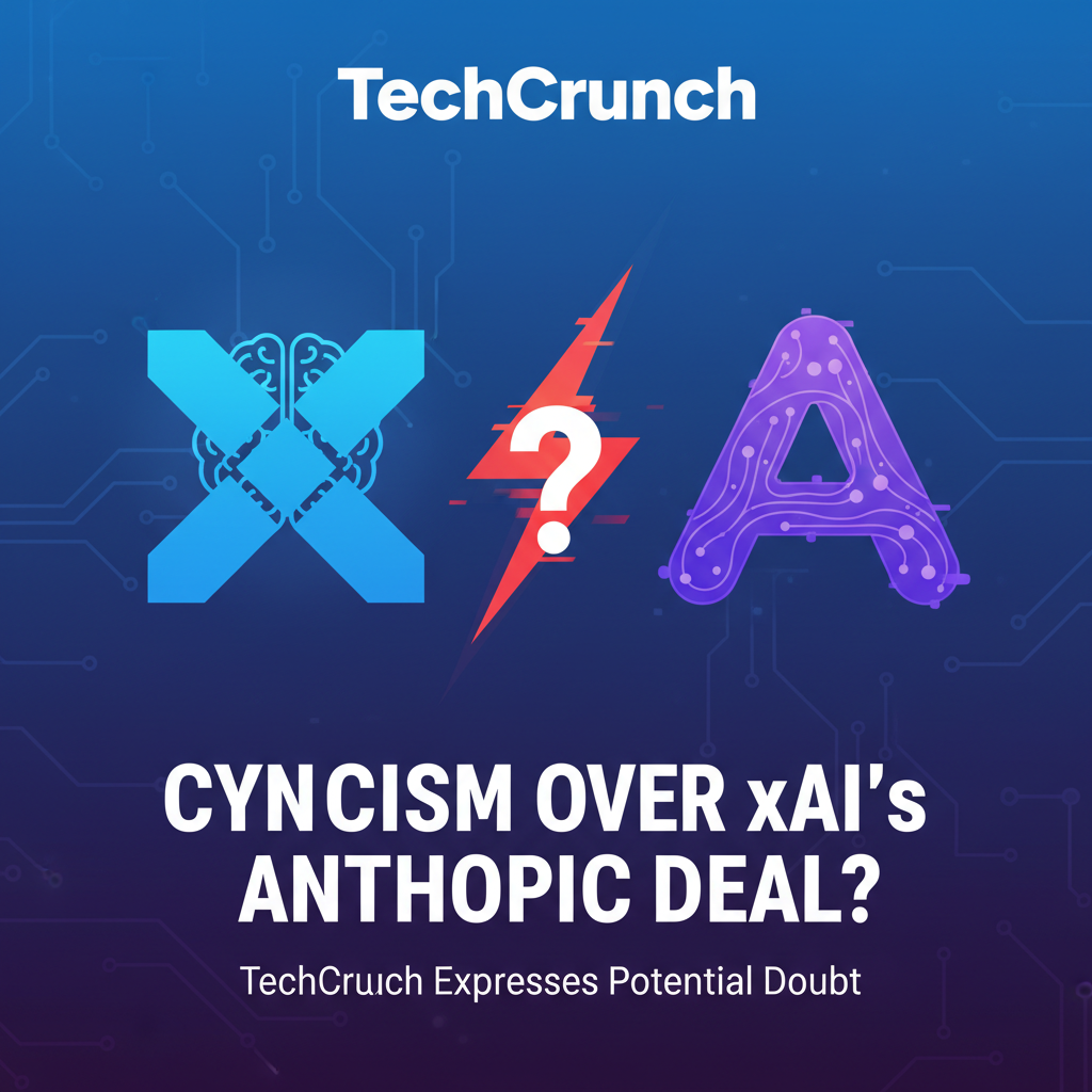 TechCrunch Expresses Cynicism Over xAI's Potential Deal with Anthropic