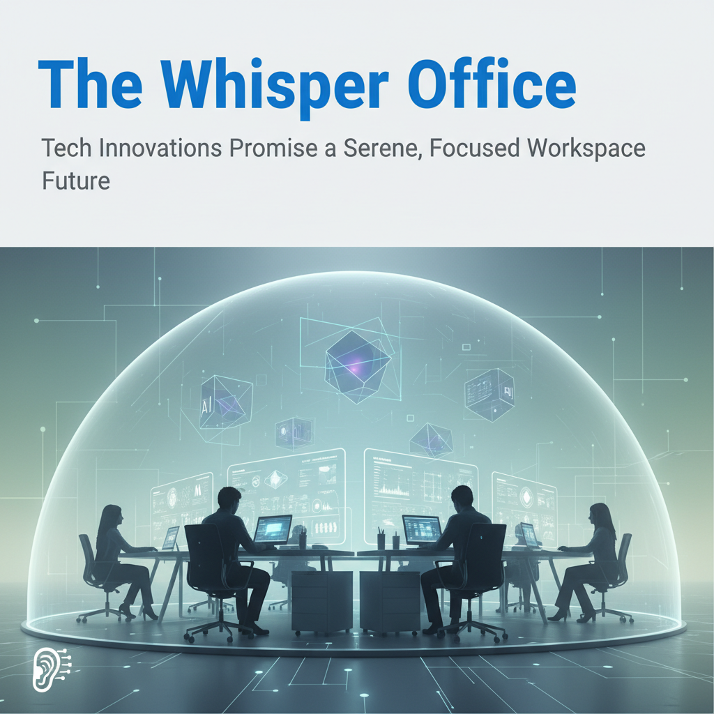 The Whisper Office: Tech Innovations Promise a Serene, Focused Workspace Future