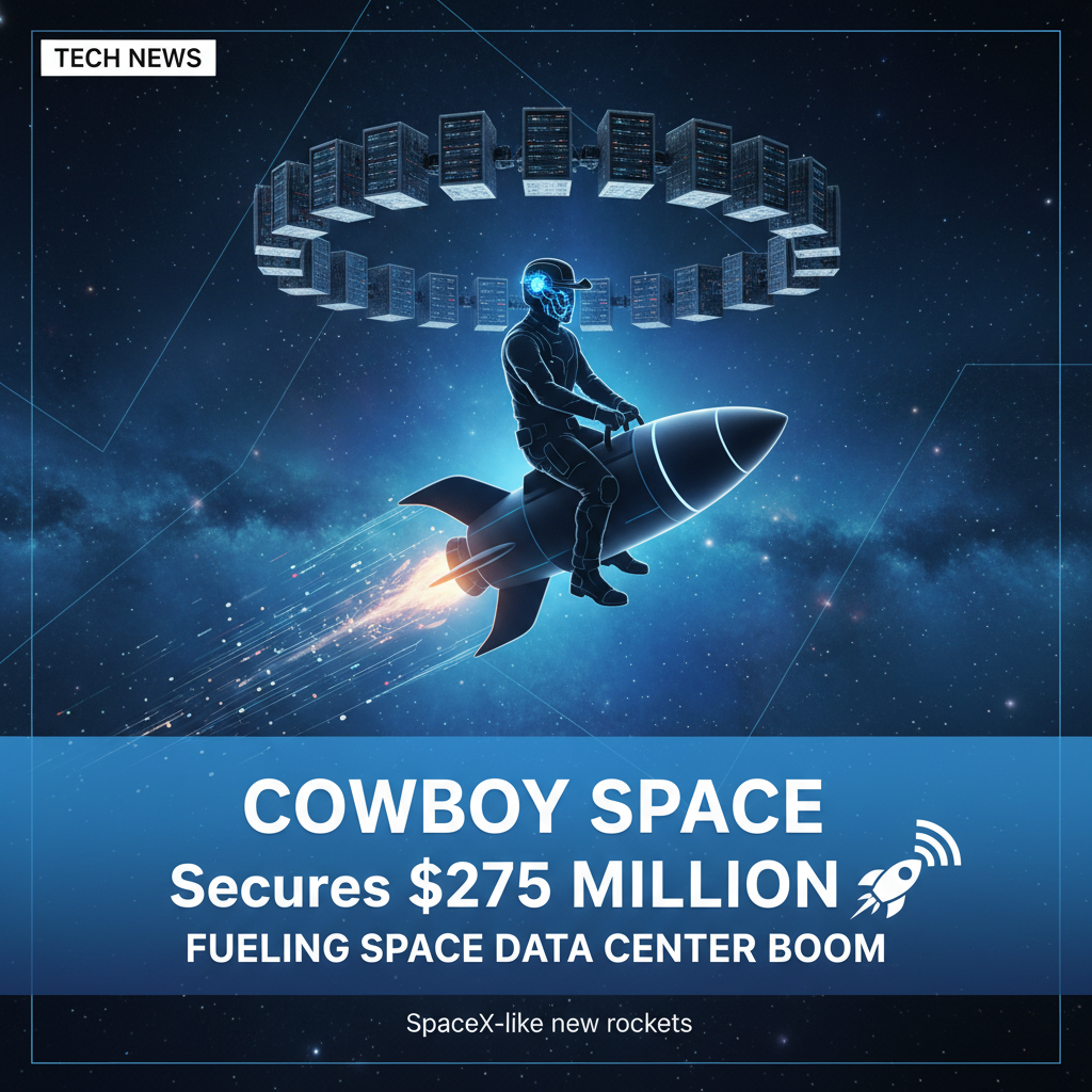 Cowboy Space Secures $275 Million to Fuel the Space Data Center Boom with New Rockets