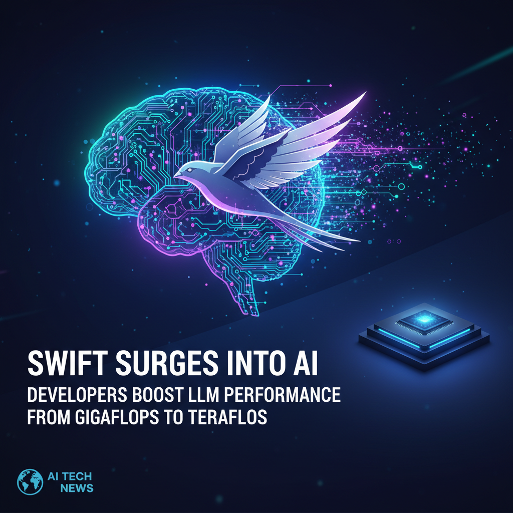 Swift Surges into AI: Developers Boost LLM Performance from Gigaflops to Teraflops