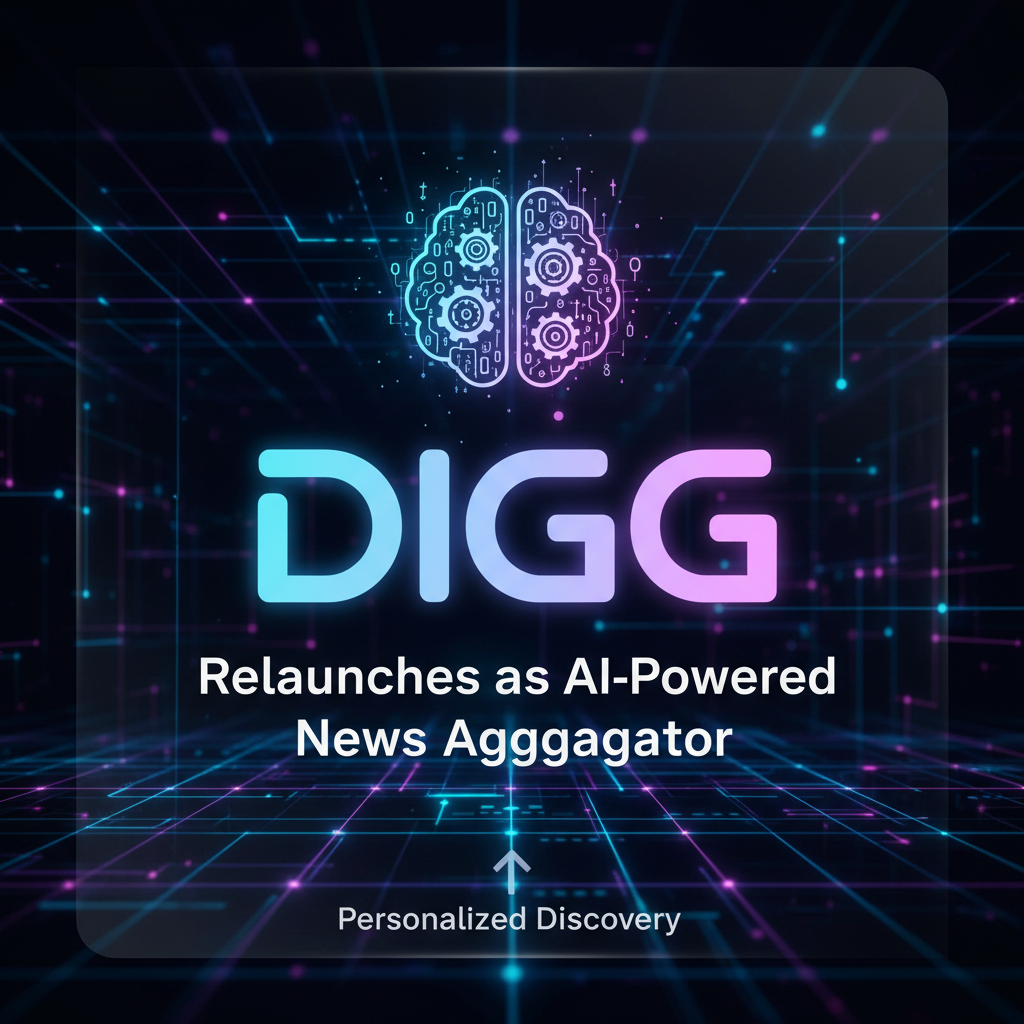 Digg Relaunches as AI-Powered News Aggregator, Betting on Personalized Discovery