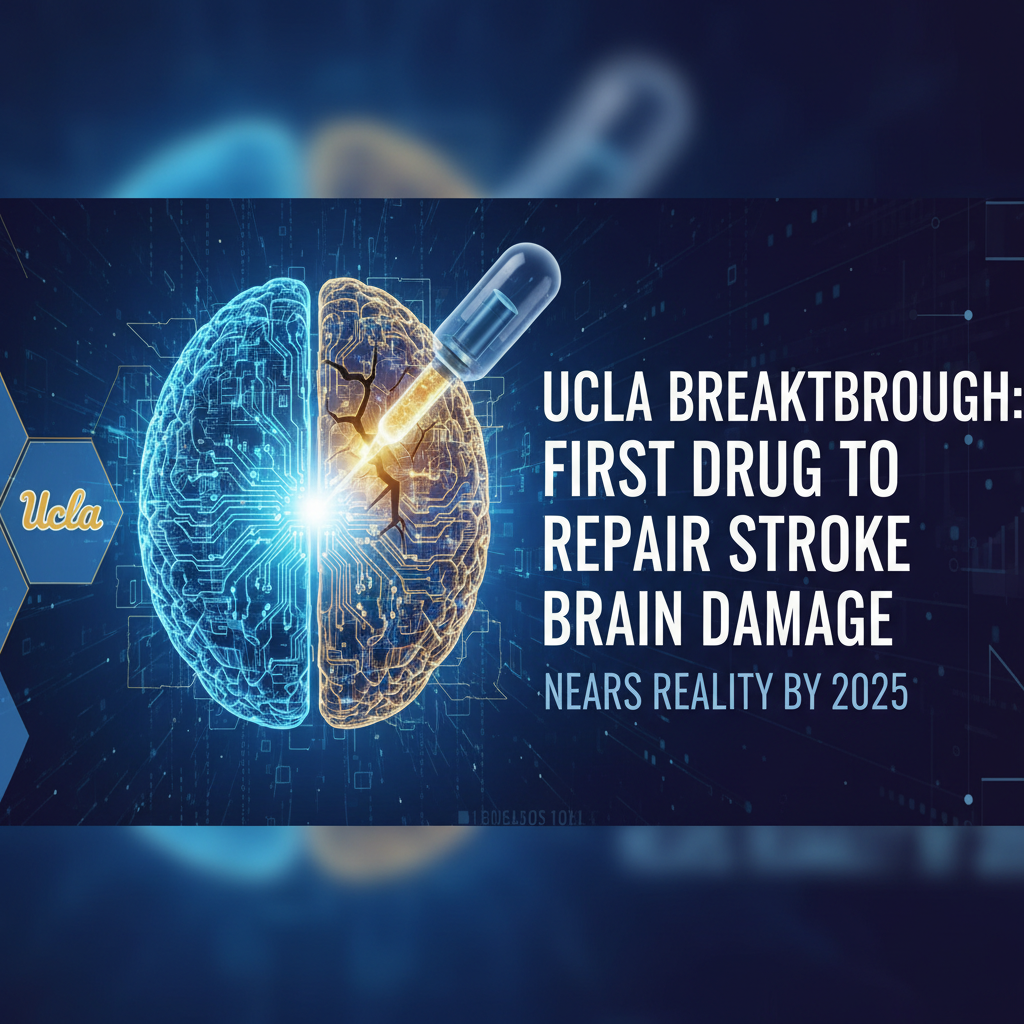 UCLA Breakthrough: First Drug to Repair Stroke Brain Damage Nears Reality by 2025