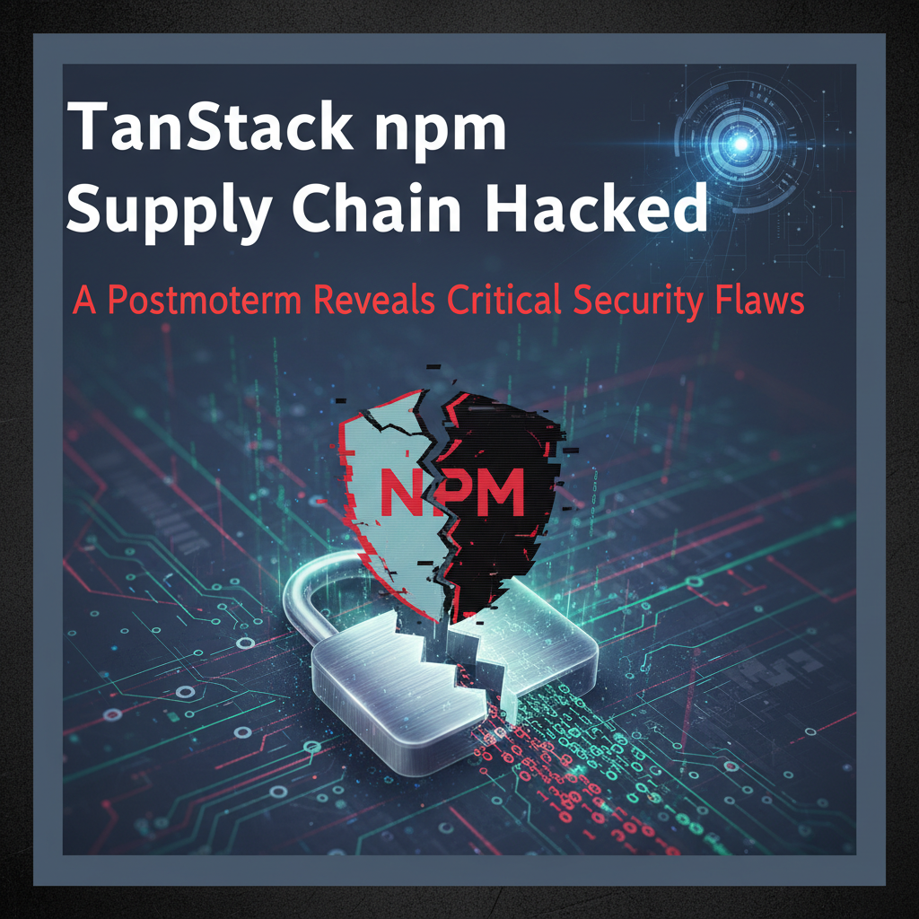 TanStack npm Supply Chain Hacked: A Postmortem Reveals Critical Security Flaws