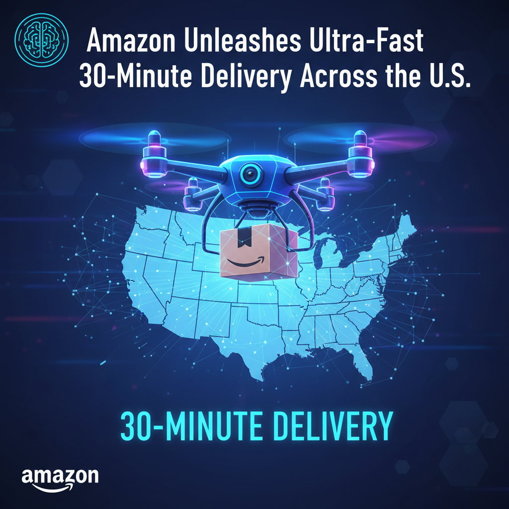 Amazon Unleashes Ultra-Fast 30-Minute Delivery Across the U.S.