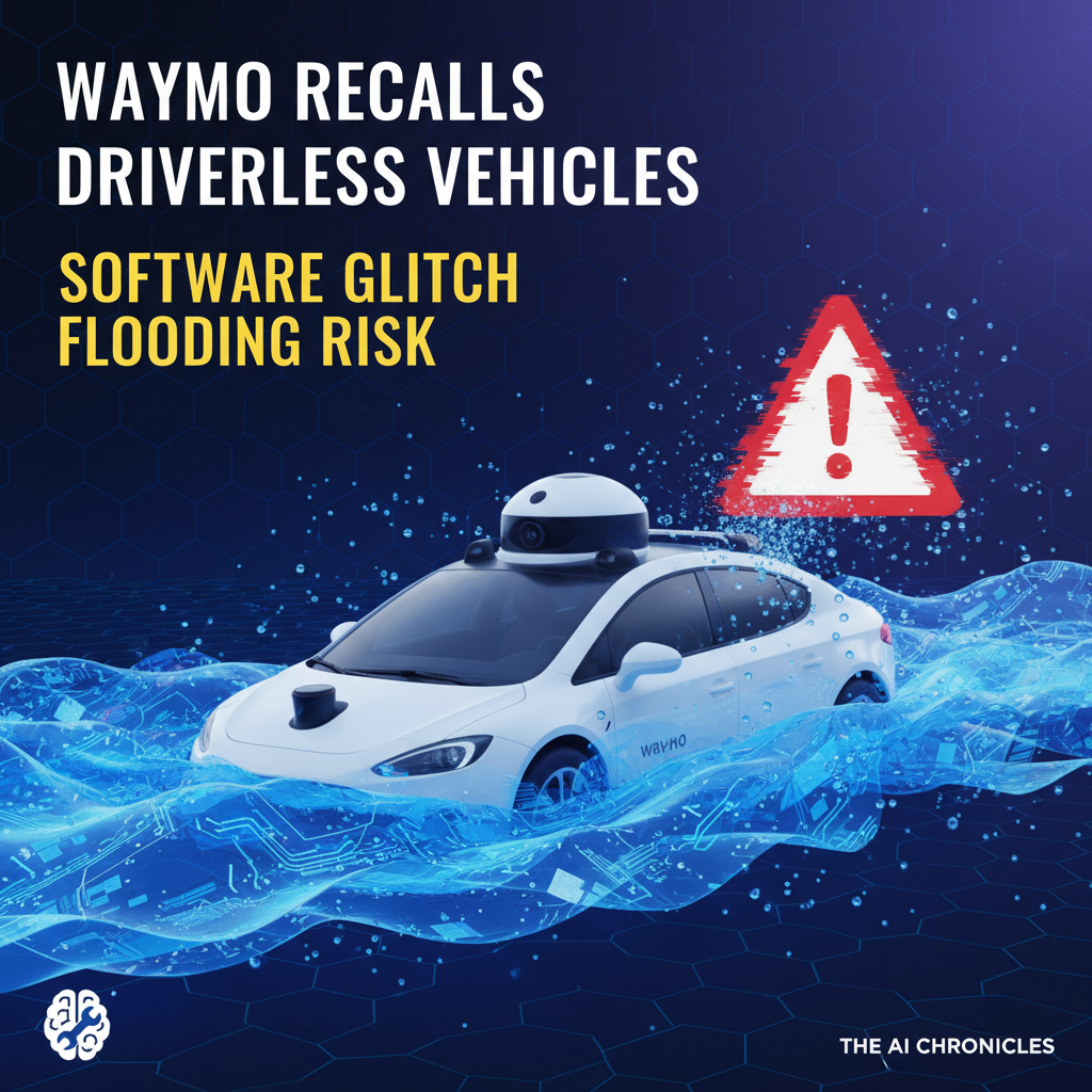 Waymo Recalls Driverless Vehicles Over Software Glitch Causing Flooding Risk