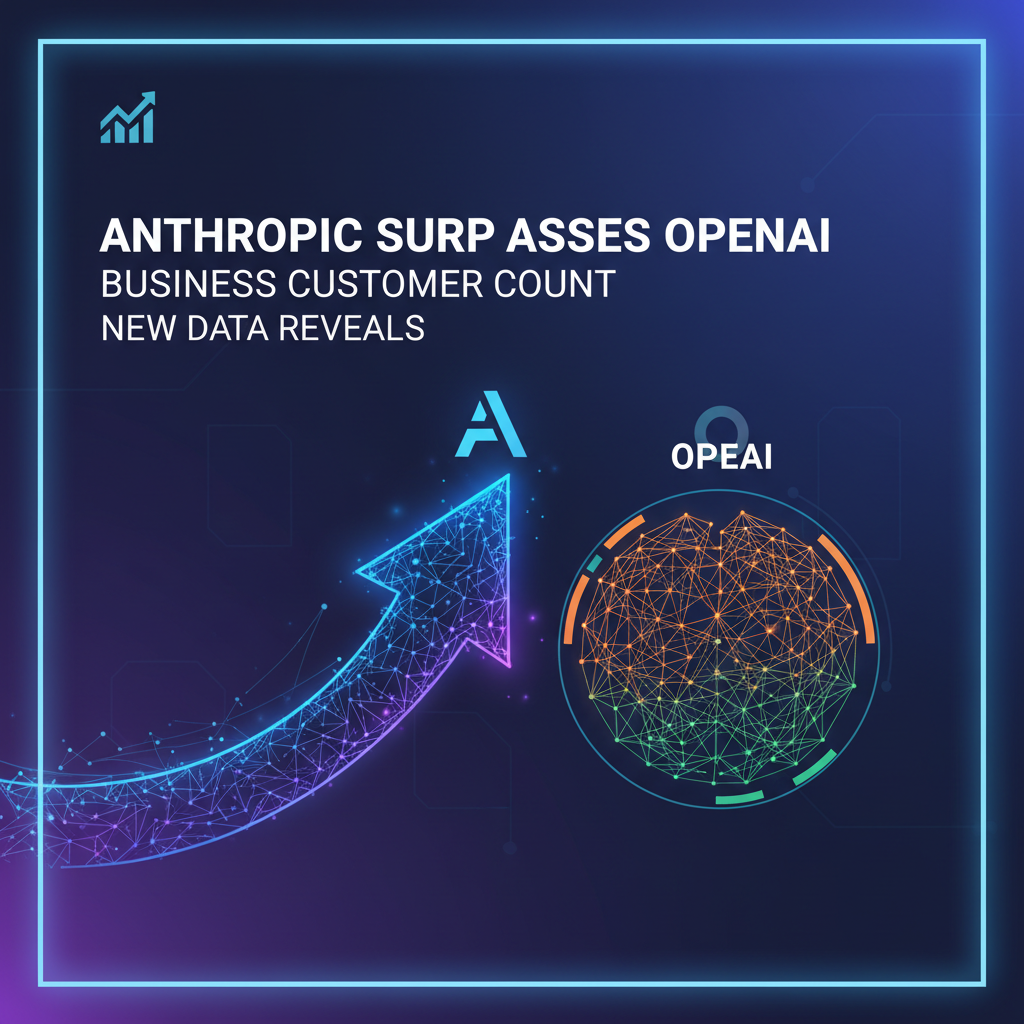 Anthropic Surpasses OpenAI in Business Customer Count, New Data Reveals