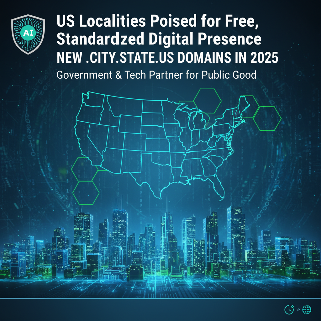 US Localities Poised for Free, Standardized Digital Presence with New .city.state.us Domains in 2025