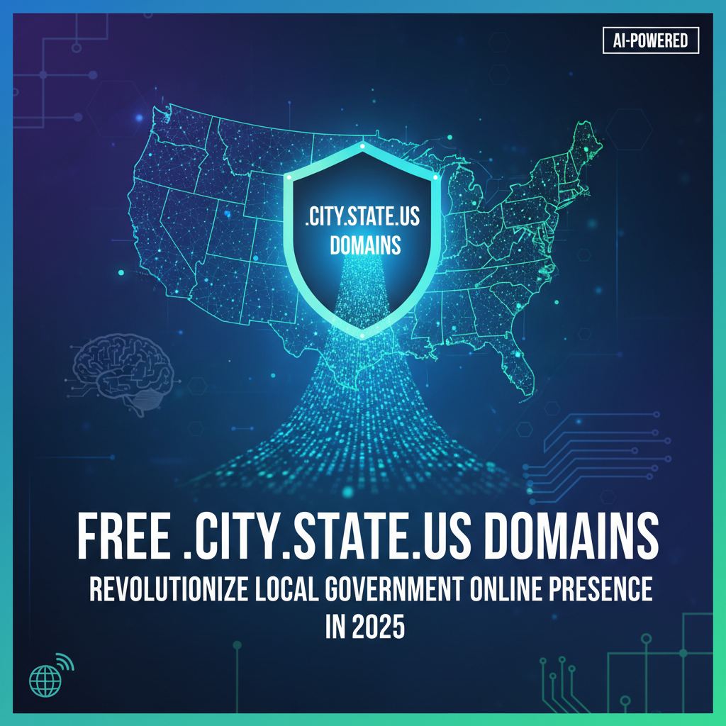 Free .city.state.us Domains Poised to Revolutionize Local Government Online Presence in 2025